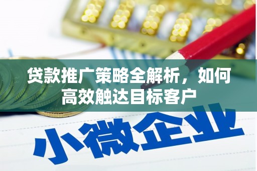 大足贷款推广策略全解析，如何高效触达目标客户