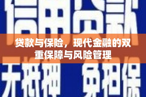大足贷款与保险，现代金融的双重保障与风险管理