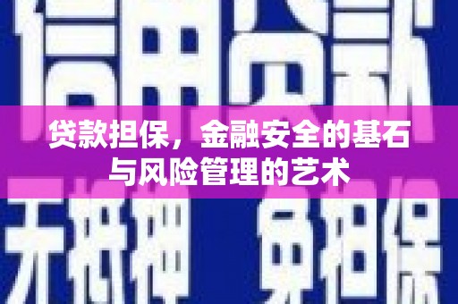 大足贷款担保，金融安全的基石与风险管理的艺术