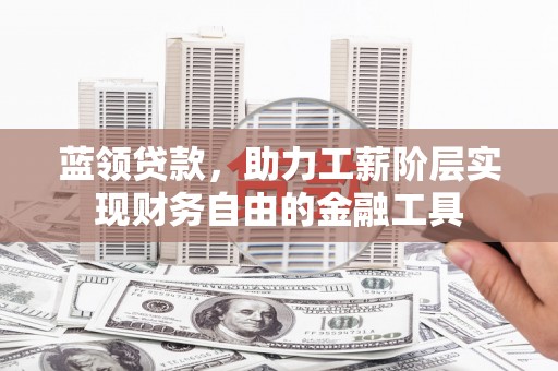 大足蓝领贷款，助力工薪阶层实现财务自由的金融工具