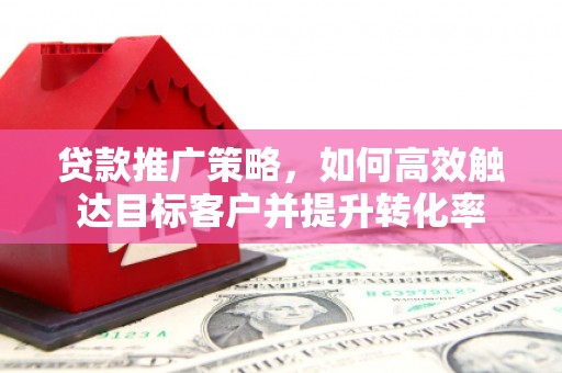 大足贷款推广策略，如何高效触达目标客户并提升转化率