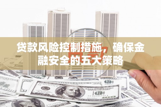 大足贷款风险控制措施，确保金融安全的五大策略