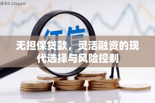 大足无担保贷款，灵活融资的现代选择与风险控制