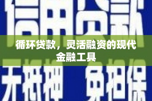大足循环贷款，灵活融资的现代金融工具