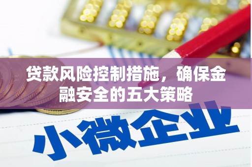 大足贷款风险控制措施，确保金融安全的五大策略