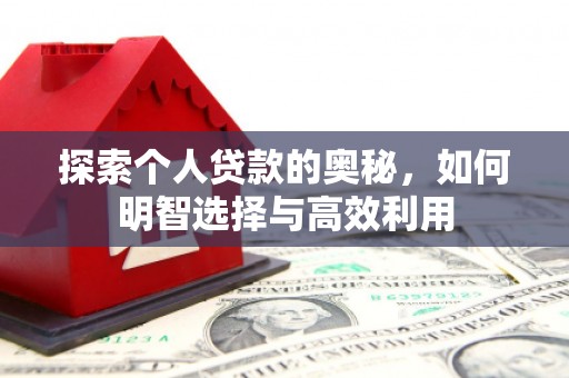 大足探索个人贷款的奥秘，如何明智选择与高效利用