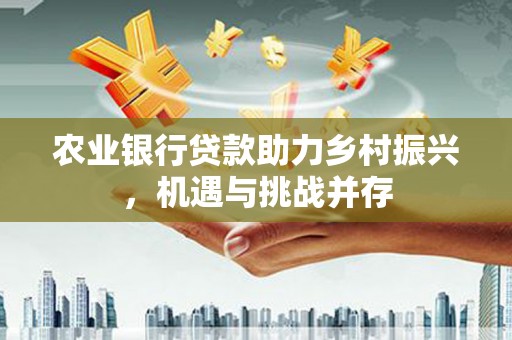 大足农业银行贷款助力乡村振兴，机遇与挑战并存