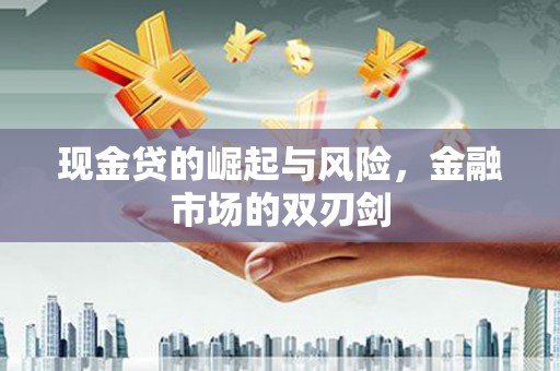 大足现金贷的崛起与风险，金融市场的双刃剑