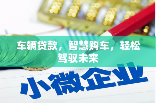 大足车辆贷款，智慧购车，轻松驾驭未来
