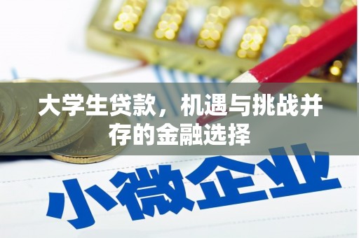 大足大学生贷款，机遇与挑战并存的金融选择